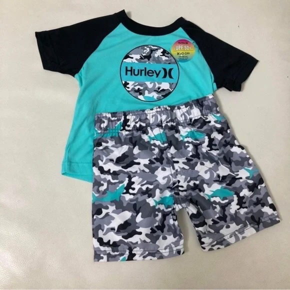 Hurley Camouflage cute shorts top set - Picture 5 of 6